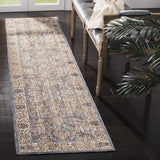 Safavieh Heirloom 700 2'-0" x 8'-0" Rug in Light Blue / Ivory