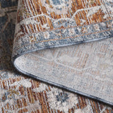 Safavieh Heirloom 700 4'-0" x 6'-0" Rug in Grey / Blue Rust