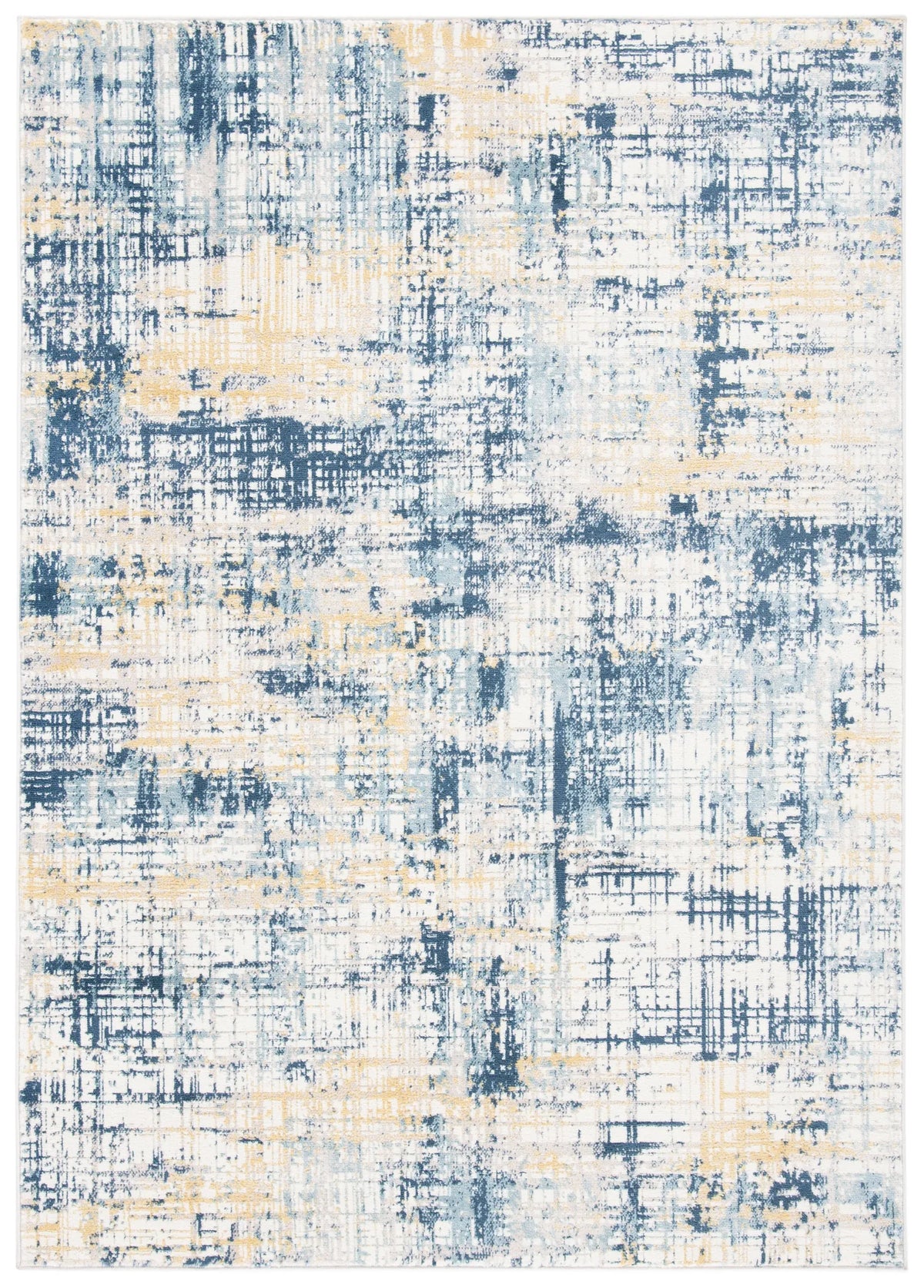 Safavieh Skyler 4'-5" x 6'-5" Rug in Navy / Gold