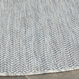 Safavieh Courtyard 10'-0" x 10'-0" Rug in Grey / Navy