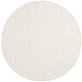 Safavieh Kilim 6'-0" x 6'-0" Rug in Light Grey / Ivory