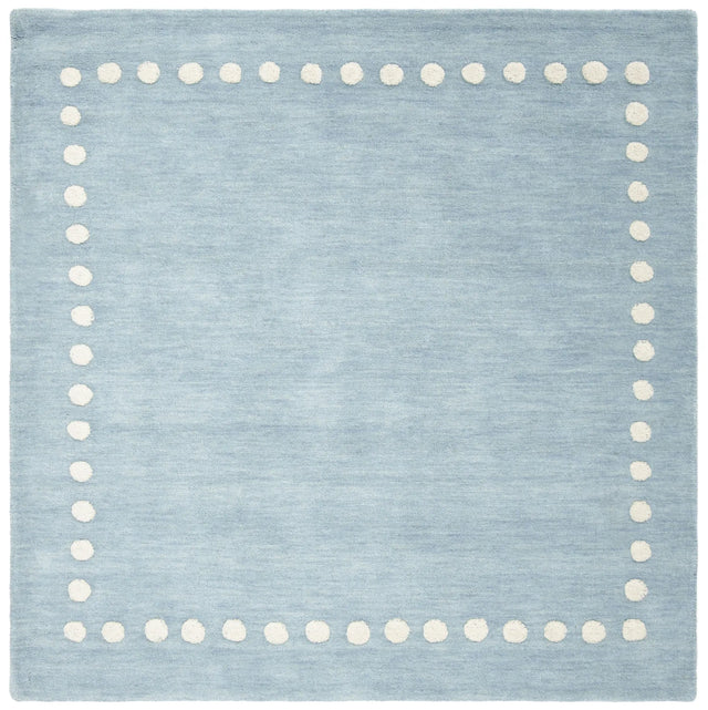 Safavieh Safavieh Kids 5'-0" x 5'-0" Rug in Blue / Ivory