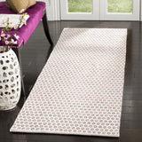 Safavieh Montauk 2'-3" x 7'-0" Rug in Charcoal/Peach / Ivory