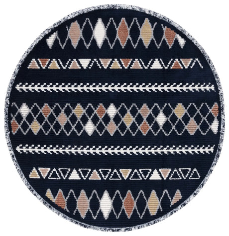 Safavieh Marrakesh 6'-7" x 6'-7" Rug in Navy / Multi