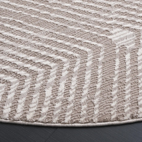 Safavieh Revive 6'-7" x 6'-7" Rug in Taupe / Ivory