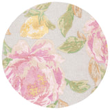 Safavieh Glamour 6'-0" x 6'-0" Rug in Pink / Grey