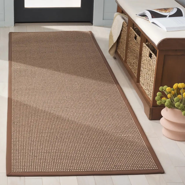 Safavieh Napa Performance Sisal  2'-6" x 8'-0" Rug in Marble / Brown