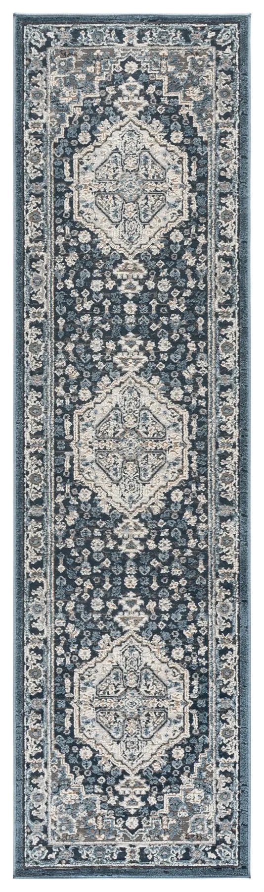 Safavieh Cameron 2'-2" x 8'-0" Rug in Blue / Grey