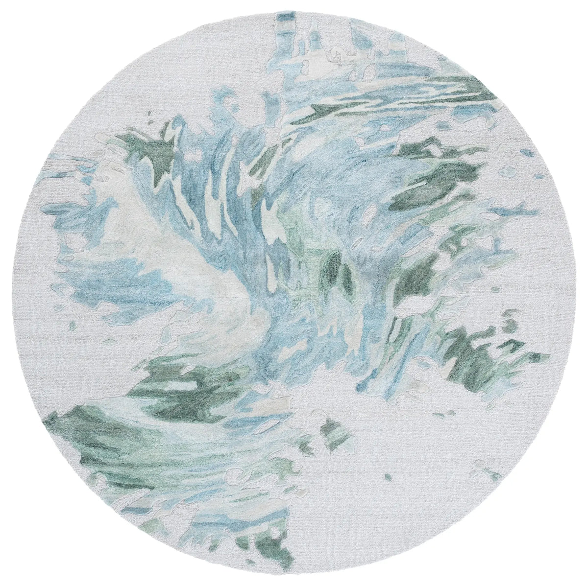 Safavieh Fifth Avenue 6'-0" x 6'-0" Rug in Grey / Light Blue