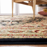 Safavieh Lyndhurst 4'-0" x 6'-0" Rug in Black / Beige