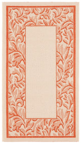Safavieh Courtyard 2'-0" x 3'-7" Rug in Natural / Terra
