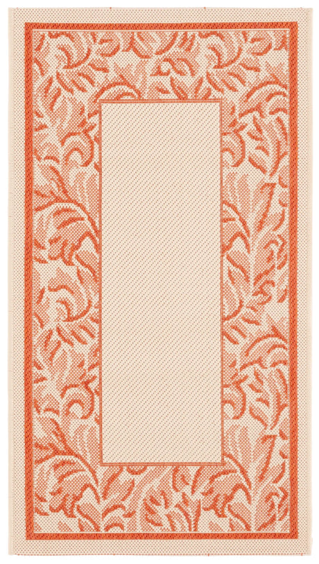 Safavieh Courtyard 2'-0" x 3'-7" Rug in Natural / Terra