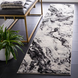 Safavieh Tulum 2'-0" x 9'-0" Rug in Ivory / Black