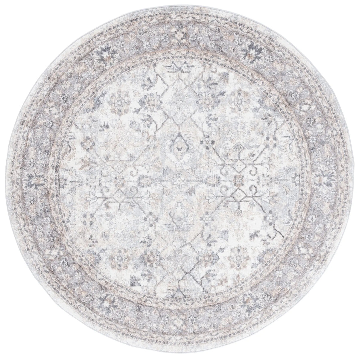Safavieh Opal 6'-7" x 6'-7" Rug in Grey / Beige