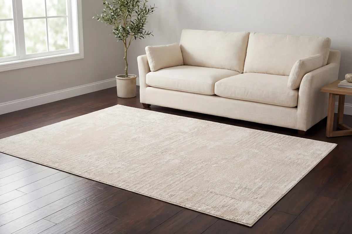 Dynamic Rugs Penta 6323 Power Loomed Modern Cream/Beige Rug - Room