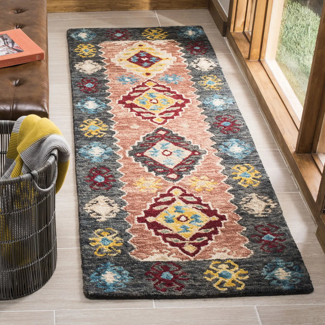 Safavieh Aspen 2'-3" x 7'-0" Rug in Beige / Charcoal