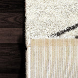 Dynamic Rugs Mehari 23277 Ivory/Charcoal Rugs - Corner