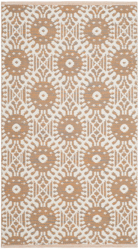 Safavieh Montauk 2'-3" x 3'-9" Rug in Orange / Ivory