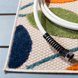 Safavieh Cabana 4'-5" x 6'-5" Rug in Ivory / Green