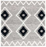 Safavieh Vermont 6'-0" x 6'-0" Rug in Black / Ivory