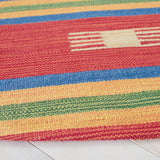 Safavieh Montauk 6'-0" x 6'-0" Rug in Blue / Red
