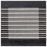 Safavieh Pyramid 6'-7" x 6'-7" Rug in Grey / Ivory Black