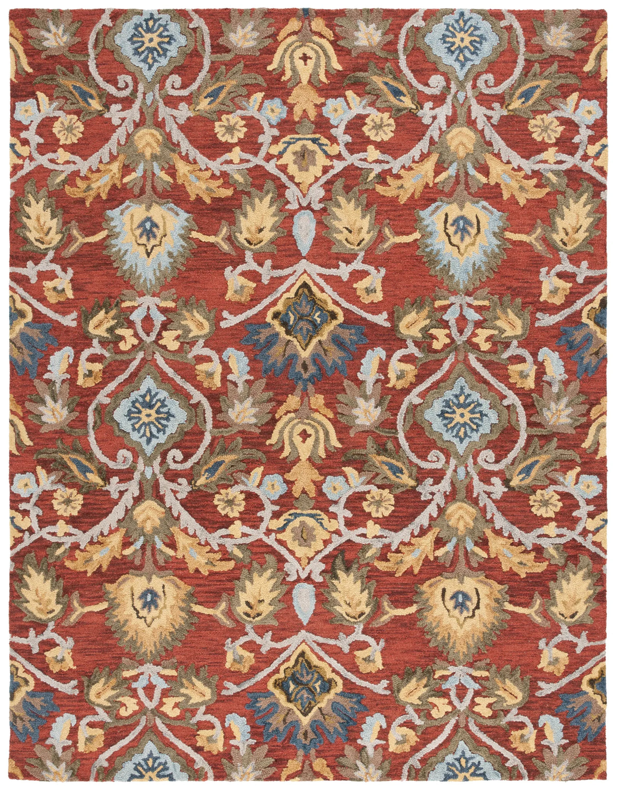 Safavieh Blossom 10'-0" x 14'-0" Rug in Red / Multi