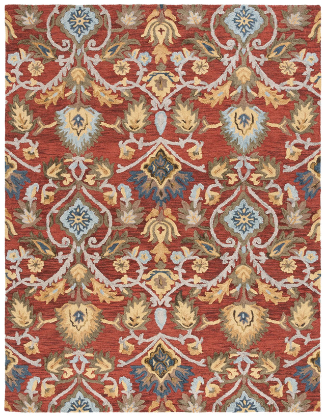 Safavieh Blossom 10'-0" x 14'-0" Rug in Red / Multi
