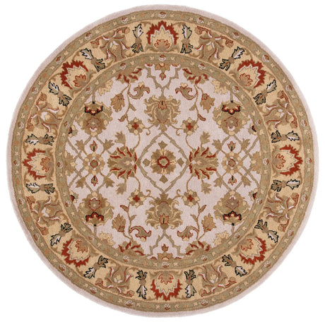 Safavieh Heritage 6'-0" x 6'-0" Rug in Ivory / Light Gold