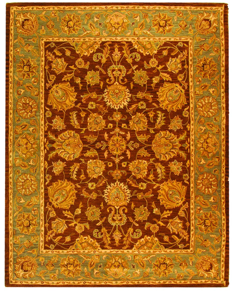 Safavieh Heritage 9'-6" x 13'-6" Rug in Brown / Blue