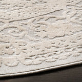 Safavieh Reflection 5'-0" x 5'-0" Rug in Light Grey / Cream