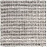 Safavieh Abstract 6'-0" x 6'-0" Rug in Black / Ivory