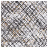 Safavieh Amelia 6'-7" x 6'-7" Rug in Grey / Gold