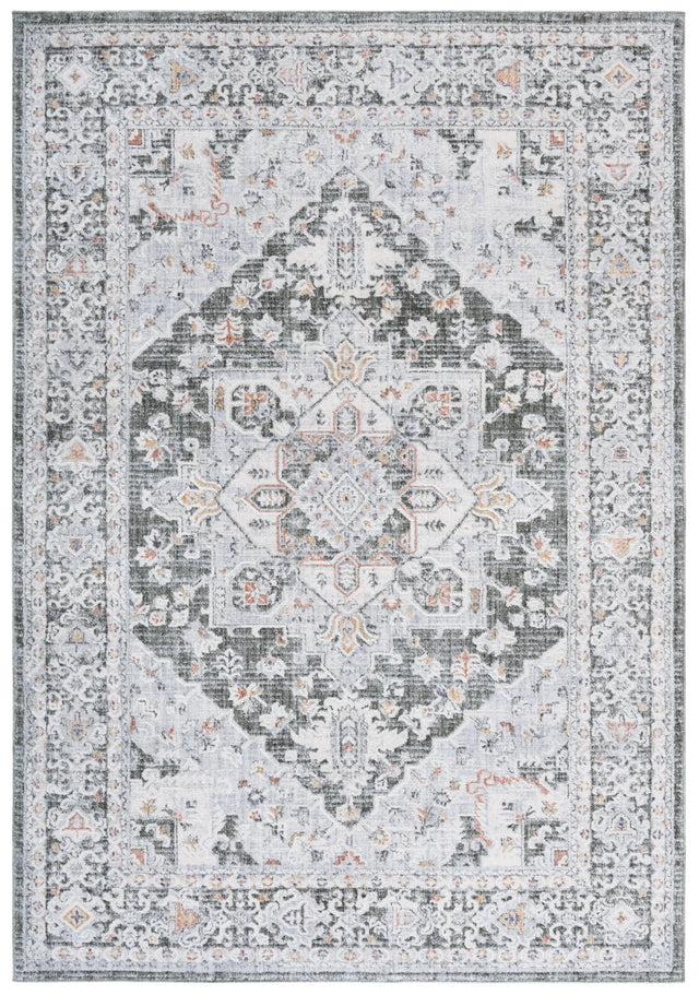 Safavieh Scarlett 400 4'-0" x 6'-0" Rug in Green / Ivory Rust