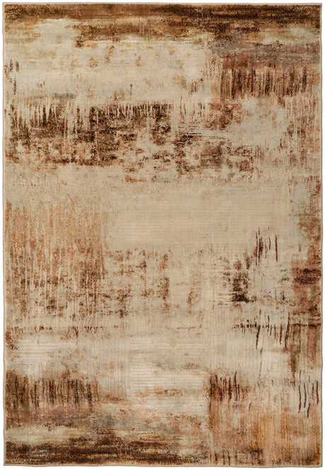 Dynamic Rugs Eclipse 63393 Beige / Rust Rugs - Rectangular