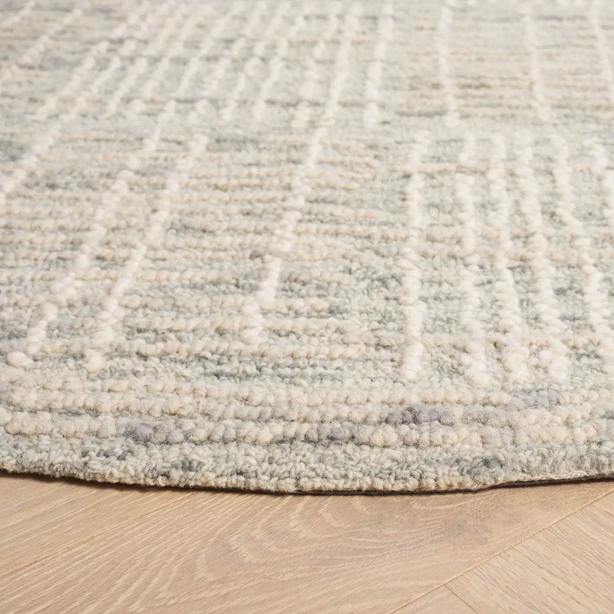Safavieh Abstract 6'-0" x 6'-0" Rug in Grey / Ivory