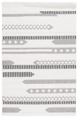 Safavieh Lotus 4'-0" x 6'-0" Rug in Ivory / Dark Grey