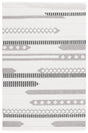 Safavieh Lotus 4'-0" x 6'-0" Rug in Ivory / Dark Grey