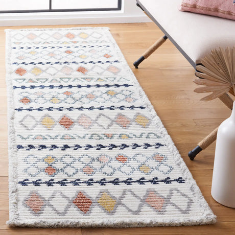 Safavieh Marrakesh 2'-2" x 8'-0" Rug in Ivory / Multi