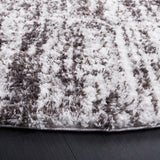 Safavieh Berber Shag 7'-0" x 7'-0" Rug in Grey / Dark Grey