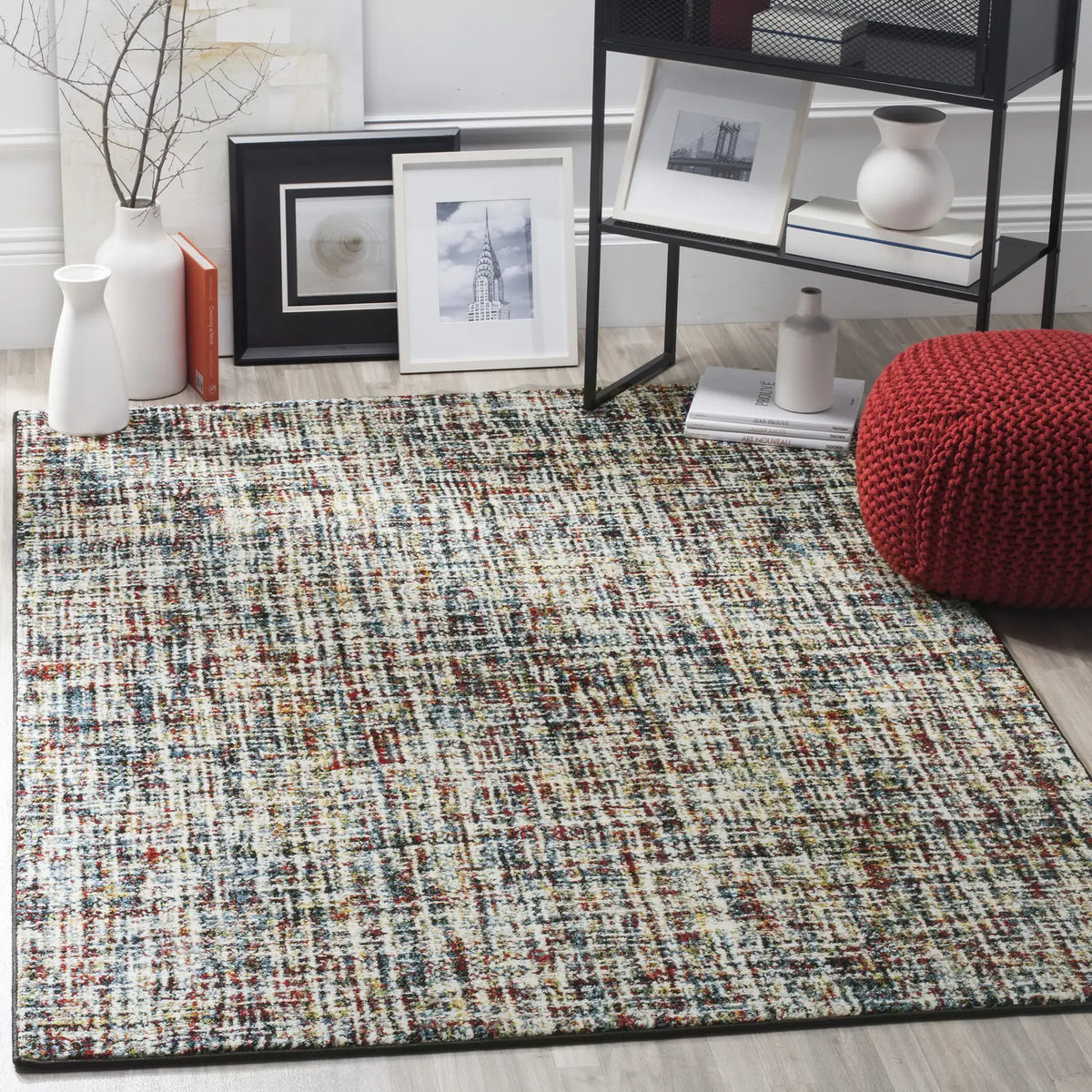 Safavieh Porcello 4'-0" x 6'-0" Rug in Multi