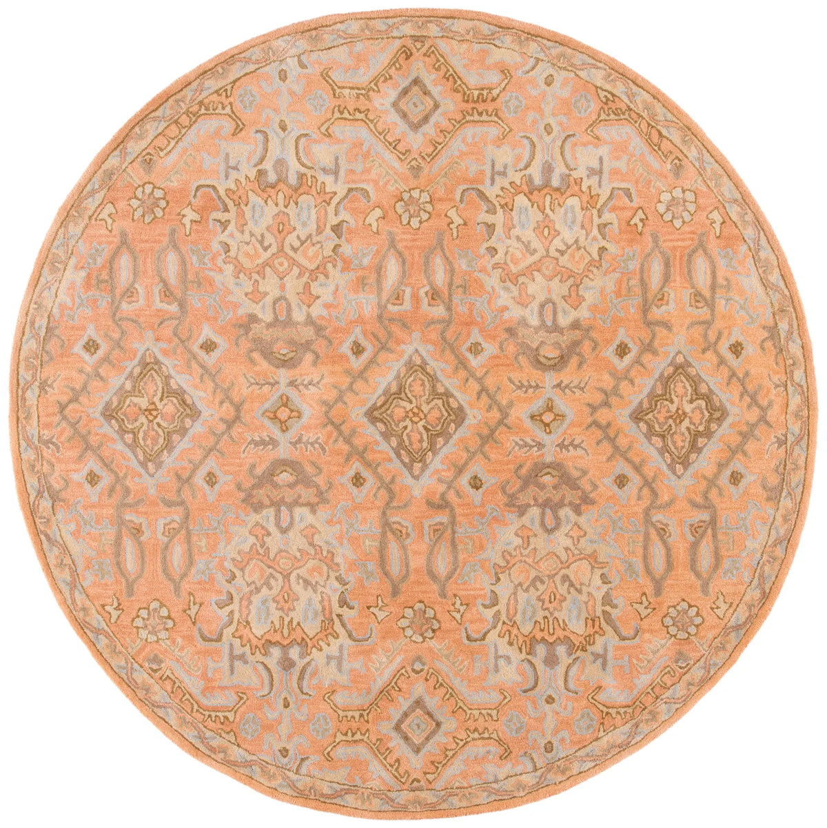 Safavieh Wyndham 5'-0" x 5'-0" Rug in Terracotta