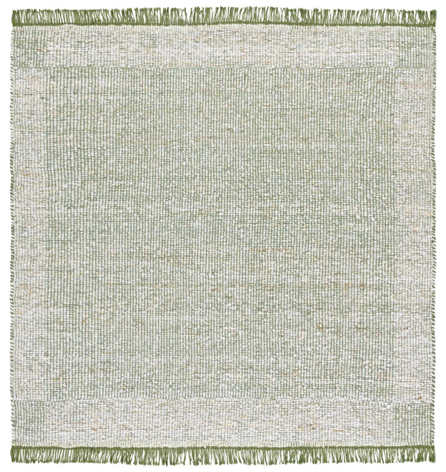 Safavieh Natura 6'-0" x 6'-0" Rug in Green / Ivory
