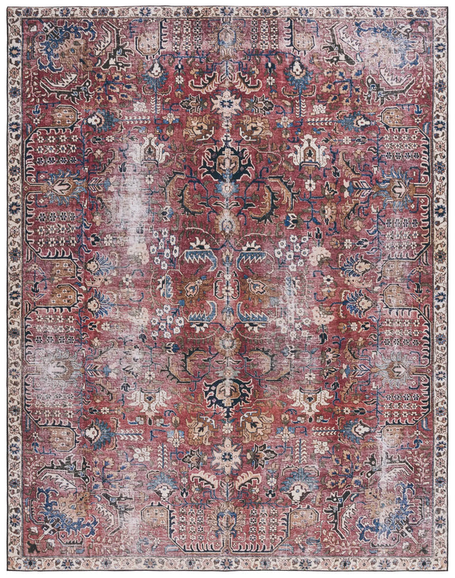 Safavieh Tucson 10'-0" x 14'-0" Rug in Red / Beige