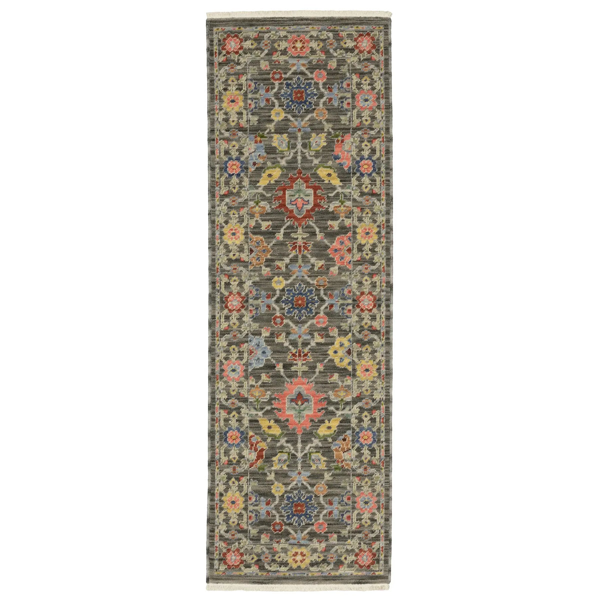 Oriental Weavers Lucca 093K1 Grey/ Multi Rug - runner