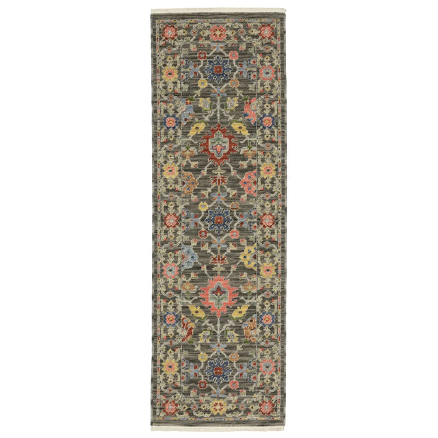 Oriental Weavers Lucca 093K1 Grey/ Multi Rug - runner