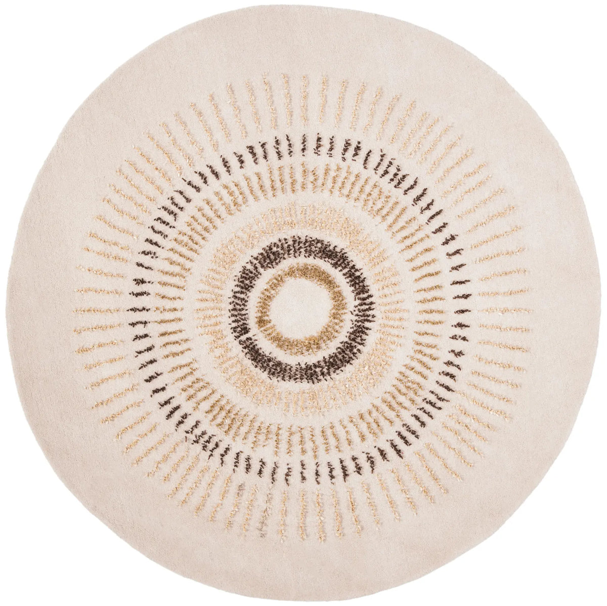 Safavieh Soho 6'-0" x 6'-0" Rug in Beige / Gold