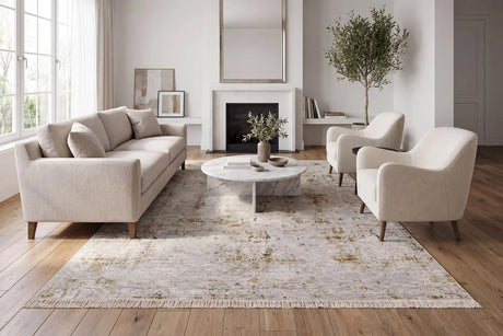 Dynamic Rugs Skyler 6711 Grey/Green Rug - Room