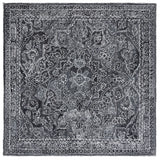 Safavieh Marquee 6'-0" x 6'-0" Rug in Black / Ivory