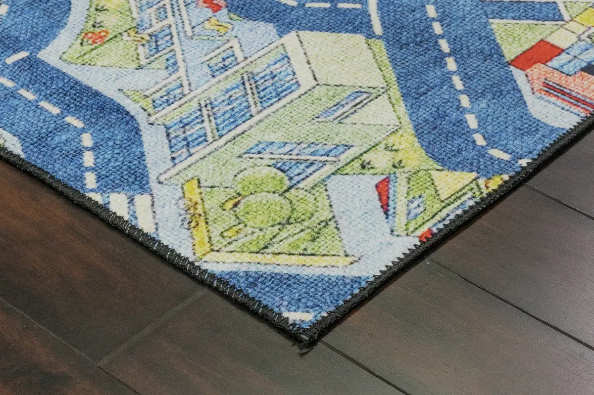 Dynamic Rugs Kidz 8081 Multi Rugs - Corner